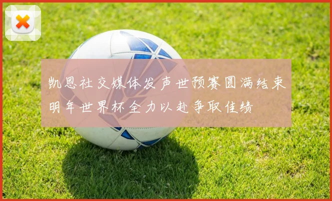 凯恩社交媒体发声世预赛圆满结束明年世界杯全力以赴争取佳绩